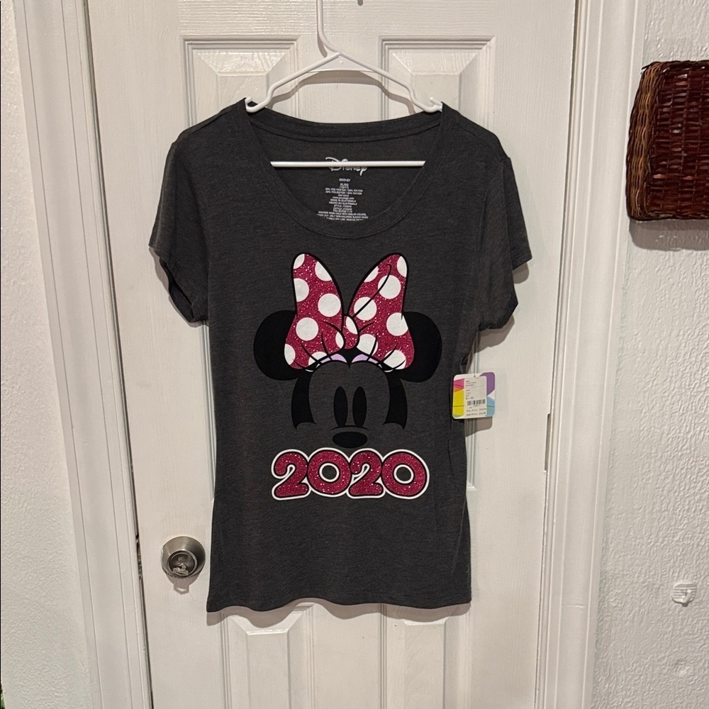 Disney Kids Minnie Mouse Dark Gray Tee